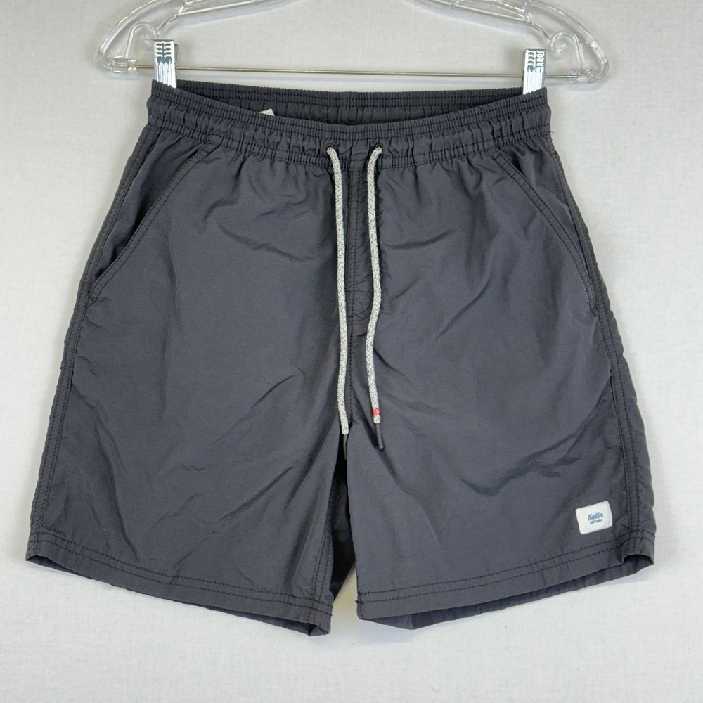 Katin Swim‎ Trunks Mesh Lined Drawstring Gray Men's Size S